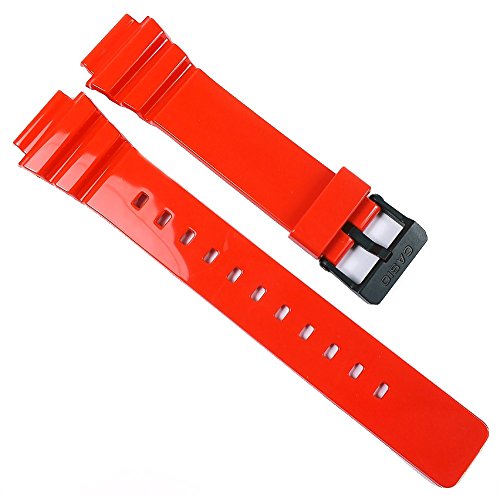 Casio Uhrenarmband 18mm Resin Band Rot MRW-200HC-4BV MRW-200