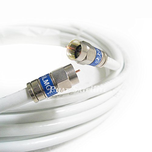 PHAT SATELLITE 75 Feet Coaxial Cable Shielded with Metal  F-Connectors