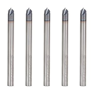 Findmall 5 Stück 1/8 Zoll Fasenfräser