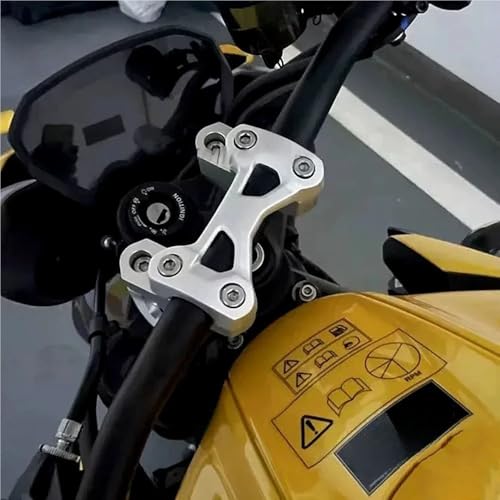 Elevador manillar Street Triple 765RS 765R abrazadera aluminio de moto 5