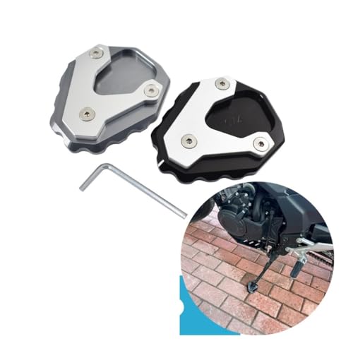 Plaque de protection CB500X extension de béquille alu noir