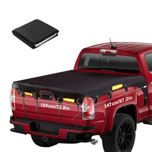 Bâche imperméable pour lit de camion F150 avec sangles de fixation - 6