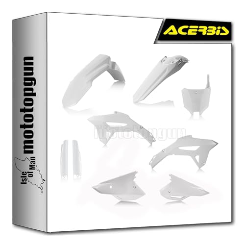 Kit cache carenage blanc Acerbis pour relooker votre Honda CRF 450 R avant la course