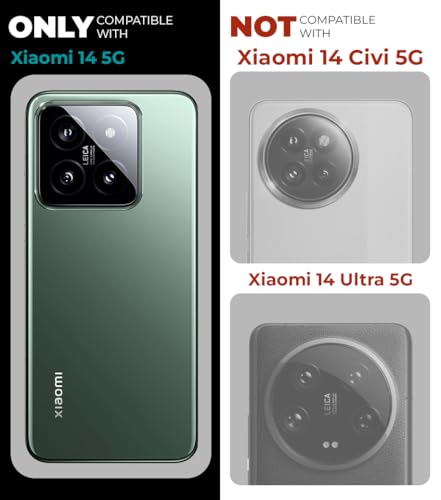 Image of Mr. Case Back Cover for Xiaomi 14 5G Sleek Frosted Translucent Back Only Compatible with Wireless Magnetic Accessories | Anti-Scratch Shockproof Phone Case - Grey