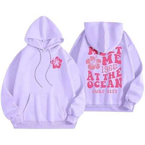 Cute Puff Hoodie with Letter Print Cover
