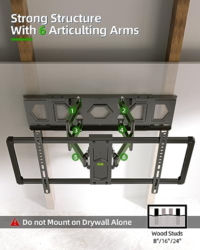 Usx Mount Ultra-Slim Full Motion Tv Wall Mount For 37-90 Inch Flat Screen/Led/4K Tv thumb #6