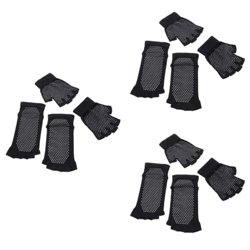 TENDYCOCO 3pcs Yoga Socks -slip Gloves Yoga Socks for Women