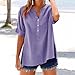 amaon My cart,Codes and promos,Track Orders Placed by me,Archives Orders in My Account,Best amaon Deal,Lightening Deal,50 Percent Off Deals Today Linen Shirts for Women 2025 Purple 4X-Large