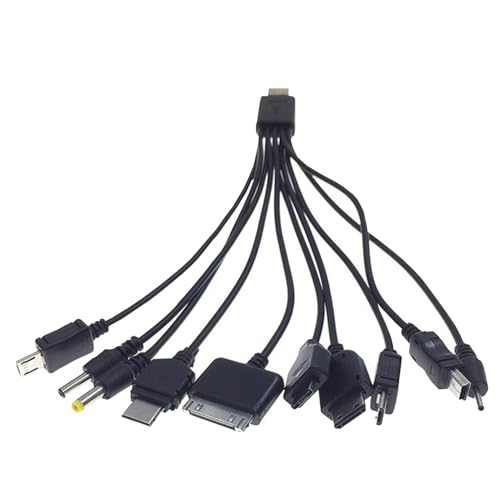 BEAHING Cavo di ricarica da 10 in 1, cavo di ricarica multifunzione cavo USB multifunzione per la fotocamera PSP