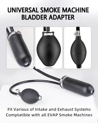 Image of Universal Easy Intake Adapter for Smoke Machine Automotive, Inflatable Air Bladder for 12V Vehicle Pipes Fuel Leakage Detector Diagnositc Tester