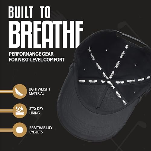 Image of Curves & Clubs Titties Golf Hat - Funny Golf Hat, Titties Hat - Funny American Hat - One-Size-Fits-All - Men's Gifts