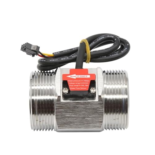Sensor de flujo de agua DN40 en acero SUS304 con interruptor de control de alta resistencia 2