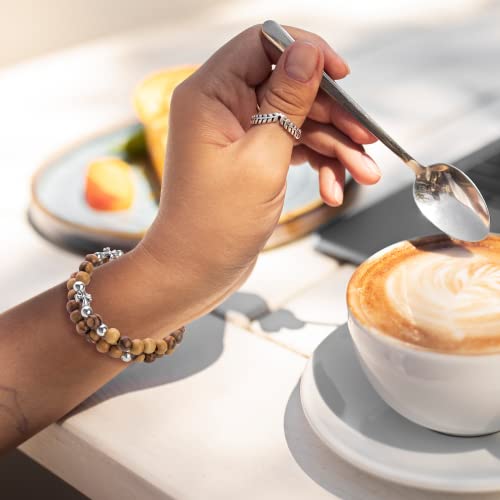 Rosary Bracelet For Women From the Holy Land - Twist Stretch Olive Wood Beaded Bracelets with Cross Dangle - Christian 4 Decade Wooden Rosary Prayer Bracelet For Women & Girls - Catholic Gifts3