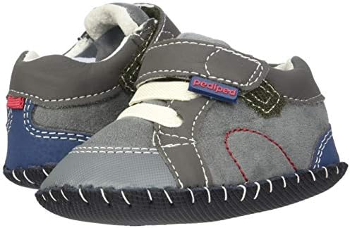 pediped Baby-Boy's Dani Crib Shoe, Grey, 18 Months-24 Months Infant | Image 6