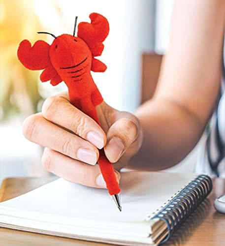 DolliBu Red Lobster Plush Writing Pen - Cute Stuffed Animal Ballpoint Pen image 4