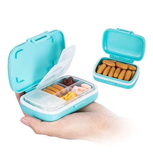Top Rated SHAREWIN Travel Pill Organizer, Moisture Proof Pill Box Case, BPA-Free and Food-Grade to Hold Vitamins, Fish Oil, Supplements and Medication Lowest Price SHAREWIN Travel Pill Organizer, Moisture Proof Pill Box Case, BPA-Free and Food-Grade to Hold Vitamins, Fish Oil, Supplements and Medication