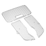 X AUTOHAUX Diamond Crystal Clear Interior Map and Dome Light Lens Covers for Toyota Prius 2012-2017 Overhead Console Reading Lamp Lens Shell Case