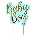 Produktbild Neviti Pattern Works Tortendeko Cake Topper Baby Boy, Blau, 17.5 x 13 x 0.2 cm