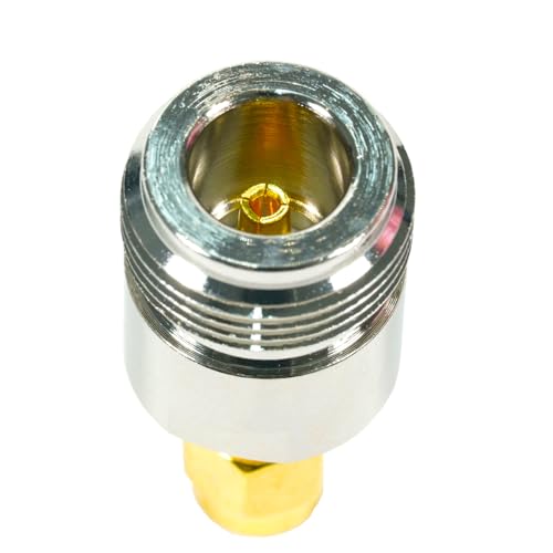 Fohevers 2 Pcs N Type Female Jack to RP-SMA Male Plug Adapter for RF WiFi Antenna Extension Cable Telecom - Image 2