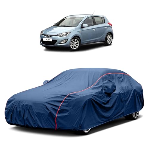 Image of Heavy-Duty Car Cover for Compatible with Hyundai i20 (2014 to 2025 All Models) Deluxe Car Protection Cover ? Waterproof & UV-Resistant All-Season Exterior Protection