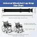 Soiftra Adjustable Wheelchair Lap Strap, 78.7 Inches/200cm Long Wheelchair Seatbelt, Secure Scooter Strap for Elderly and Patients, Bed Safety Restraint Belt for Fall Prevention