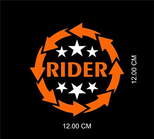 SIGN EVER Rider Stickers for Bike Off Road Bullet Helmet Sides Hood ...