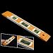 New Lon0167 3 Vial Featured Magnetic Measure Torpedo reliable efficacy Level Tool Orange 9in(id:f0d 1a 5a 14e)