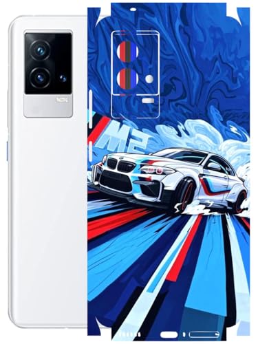 Image of AtOdds - Full Body Back Screen Guard Protector Film - Lamination Wrap Skin Sticker Compatible with IQOO 9 | Scratchproof Matte Finish (BWM)