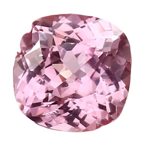 Coussin en morganite naturelle 10x10 mm idéale pour bague DIY