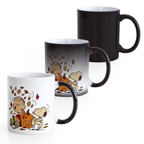 Taza mágica de cerámica 11 oz para café o té miniatura 4