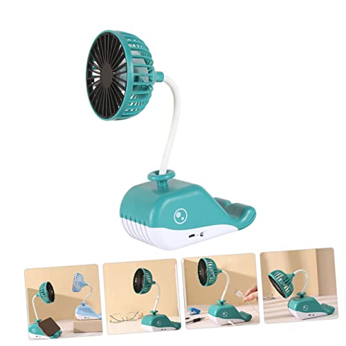Ventilador portátil USB con soporte de teléfono LABRIMP y flujo de aire suave 4