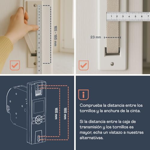 RolloTron Premium Smart: enrollador cinta con pantalla HOMEPILOT 6