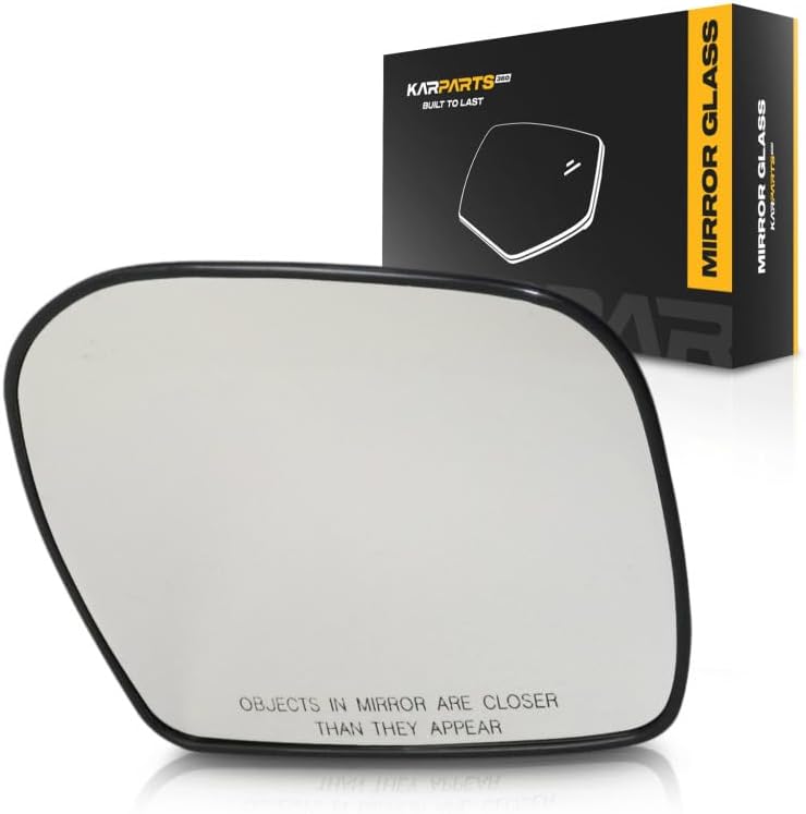 For Toyota Tacoma 2001 02 03 2004 Mirror Glass Driver and Passenger Side | Pair | Non-Heated | Base Model | All Cab Types | Flat Glass Type | w/Backing Plate | 8796135751, 879313D010