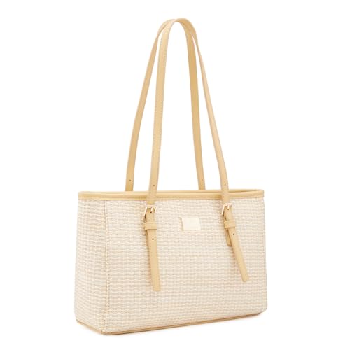 Image of Caprese Georgia Tote Bag, Medium-Yellow | Stylish Handbag for Women | Spacious, Versatile Office & Daily Essentials Tote | Top Zip Closure