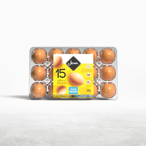 Jenan Medium Brown Eggs - Pack of 15