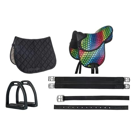 Selle Shetty HKM avec accessoires Cover