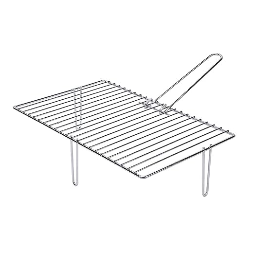 Sauvic 02864 - Parrilla Chimenea con 3 Patas, 466 x 280 mm