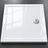 Mai & Mai Piatto Doccia 75x100x4cm in Acrilico, Rettangolare, Bianco | Piatto Doccia Rettangolare Faro2 in Acrilico, Bianco