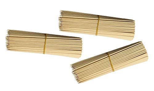Bâtonnets en bois de 18cm pour brochettes et art créatif