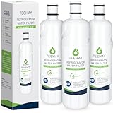 TEEHAY W10413645A Water Filter 2 Replacement, Compatible with Everydrop Filter 2, EDR2RXD1, Whirlpool WHR2RXD1, P9KB2L, P9RFKB2L, Whirlpool WRX986SIHZ, WRF757SDHZ, WRF767SDHZ, WRF736SDAM, 3 Pack
