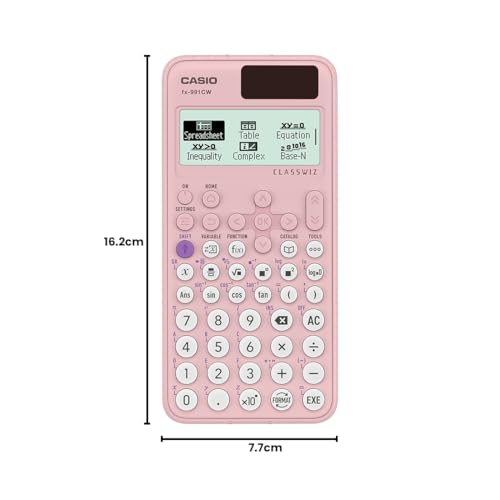 Image of Casio FX-991CW Classwiz Non-Programmable Scientific Calculator - Pink
