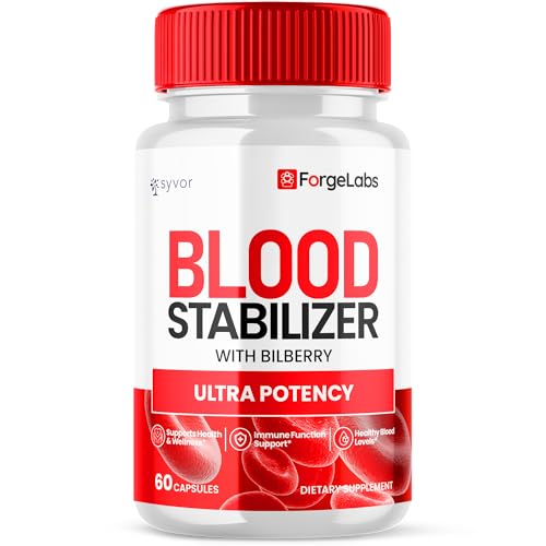Syvor Forge Labs Blood Stabilizer Capsules, Official ForgeLabs Blood Support Pills with All Natural Ingredients, Forgelabs Maximum Strength Supplement with Ultra Potency for Women & Men (60 Capsules)