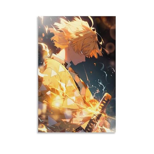 HDアニメ「鬼滅の刃」復古風 浮世絵スタイルポスター (59) ホーム装飾 アートパネル 壁アート 現代壁掛け 絵画 版画 芸術作品 インテリア16x24inch(40x60cm)