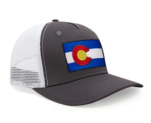 Image of International Tie State Hat for Men and Women, Adjustable Snapback Trucker Baseball Cap with Embroidered Patch