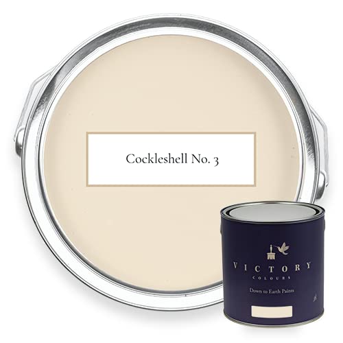 Image of Victory Colours Cockleshell | Pale Yellow Paint - 5 Litres - Matt Emulsion