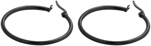 Miniatura 4 de Edforce - Arracadas de acero inoxidable (20-60mm de diámetro)