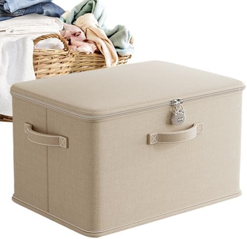 Gran caja de almacenamiento con cerradura - Contenedor de almacen...
