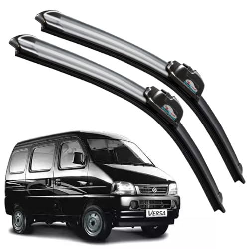 Image of Frameless Rubber Car Wiper Blades Set of 2 Compatible with (Maruti Versa (D-16,P-16))