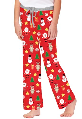 Image of Remimi Girl Boy Plaid Pants Drawstring Summer Casual Loose Bottoms 5-14 Years