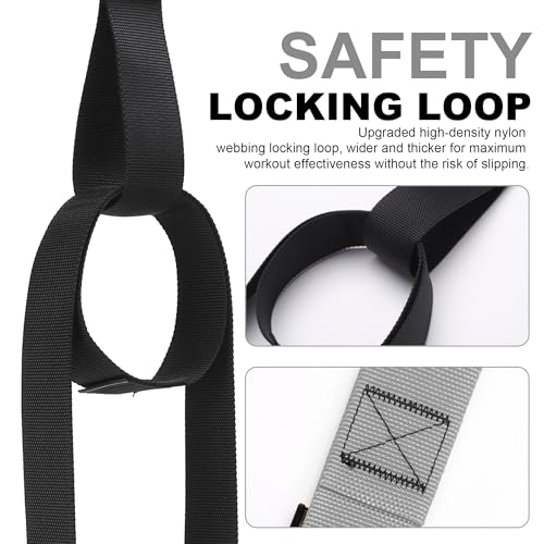 Image of Home Resistance Training Kit | Full-Body Workout with Suspension Trainer Straps, Door Anchor, Handles, and Carrying Bag | Complete Home Gym Equipment
